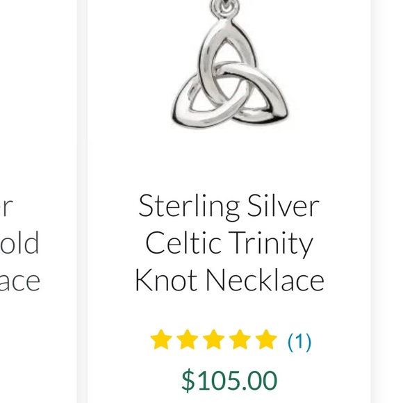 Celtic Knot Infinity Necklace NIB - Picture 3 of 3